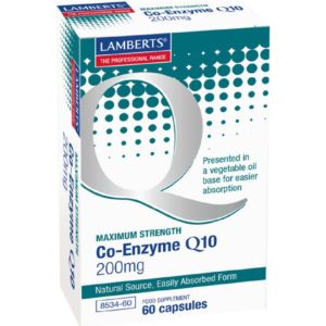 Treatment-Health Lamberts – Co Enzyme Q10 200mg 60 caps