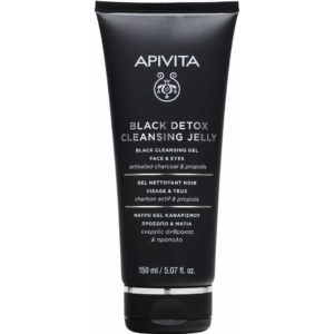 Face Care Apivita – Black Cleansing Gel for Face and Eyes with Carbon and Popolis 150ml Apivita - Μάσκα Express Φραγκόσυκο