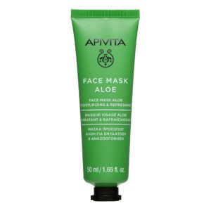 Περιποίηση Προσώπου Apivita – Face Mask with Aloe Moisurizing & Refreshing Μάσκα Προσώπου Αλοη για Ενυδάτωση και Αναζωογόνηση 50ml