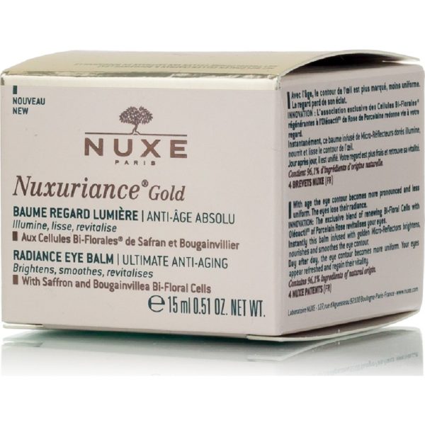 Face Care Nuxe – Nuxuriance Gold Radiance Eye Balm 15ml