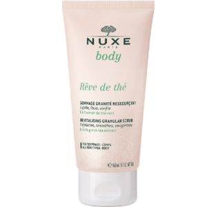 Γυναίκα Nuxe – Reve de The Revitalising Granular Scrub Αναζωογονητικό Scrub Σώματος με Εκχύλισμα Πράσινου Τσαγιού 150ml