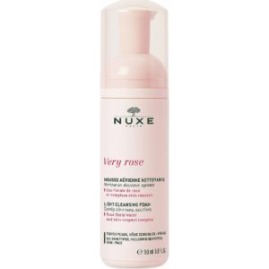 Περιποίηση Προσώπου Nuxe – Very Rose Light Cleansing Foam Ελαφρύς Αφρός Καθαρισμού 150ml