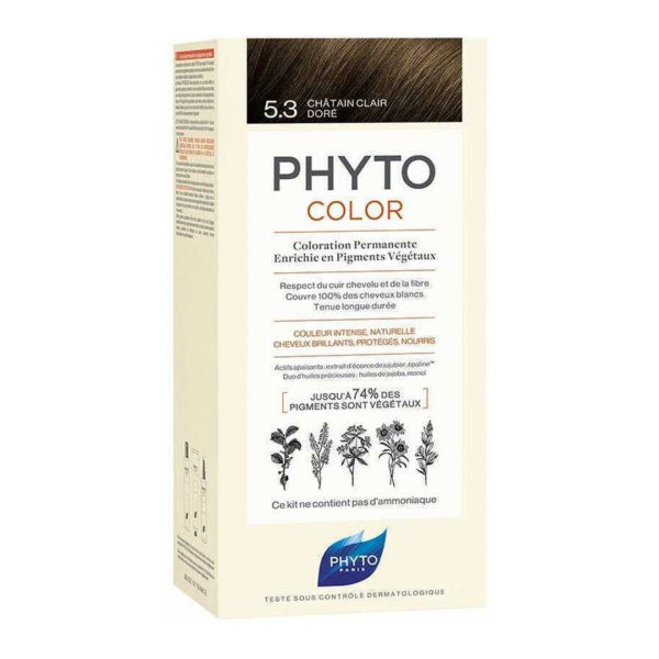 Hair Care Phyto – Phytocolor 5.3 Chatain Clair Dore 50ml phyto color
