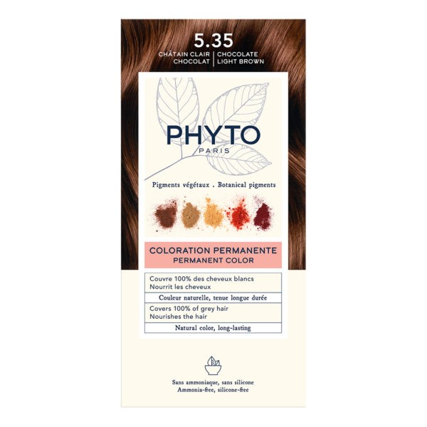 Γυναίκα Phyto – Phytocolor 5.35 Καστανό Ανοιχτό Σοκολατί 50ml phyto