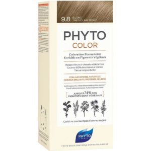 Βαφές Μαλλιών Phyto – Phytocolor 9.8 Ξανθό Πολύ Ανοιχτό Μπεζ 1τμχ phyto