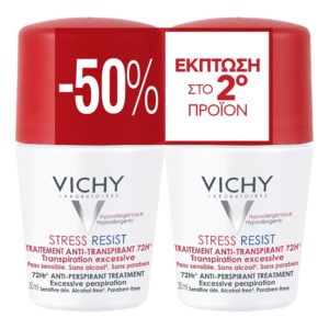 Body Care Vichy – Promo Deodorant Stress Resist Roll-On 72h 2X50ml Vichy - La Roche Posay - Cerave