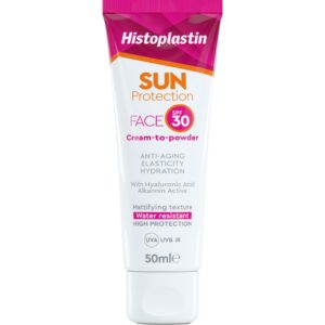 Άνοιξη Heremco – Histoplastin Sun Protection Tinted Face Cream to Powder Medium-Αντηλιακή Κρέμα Προσώπου SPF30 με Χρώμα, 50ml SunScreen