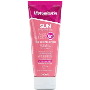 Άνοιξη Heremco – Histoplastin Sun Protection Cream Face & Body-Αντηλιακή Κρέμα Προσώπου και Σώματος SPF50+, 200ml