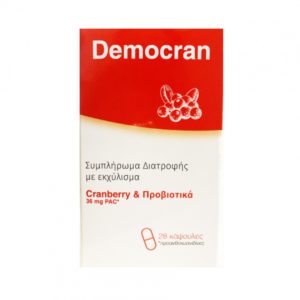 Herbs Democran – Diet Supplement With Cranberry Extract  and with Probiotics 28 caps