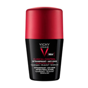 Αποσμητικά-Άνδρας Vichy – Homme Clinical Control 96h Detranspirant Anti-Odor Deodorant Roll-on Αποσμητικό για Ευαίσθητες Επιδερμίδες, 50ml Vichy - La Roche Posay - Cerave