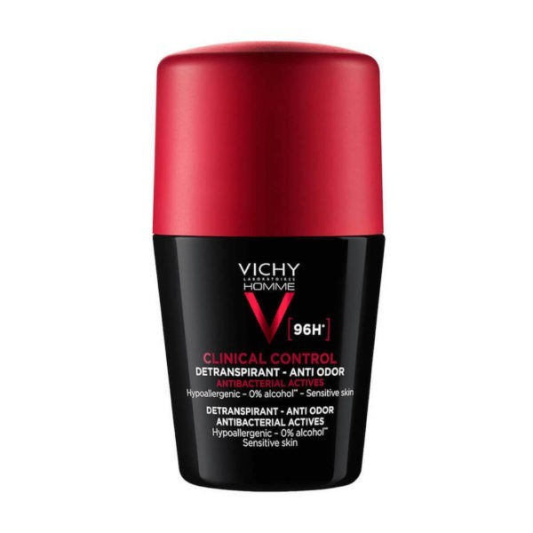 Αποσμητικά-Άνδρας Vichy – Homme Clinical Control 96h Detranspirant Anti-Odor Deodorant Roll-on Αποσμητικό για Ευαίσθητες Επιδερμίδες, 50ml Vichy – Valentine's Day 2024