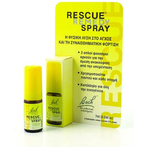 Ανθοϊάματα Bach – Rescue Remedy Power Spray for relaxation 7ml