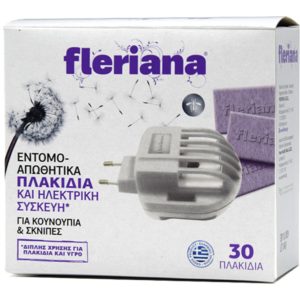 Καλοκαίρι Fleriana – Συσκευή για Ταμπλέτες για Κουνούπια 30 tabs