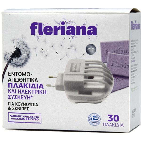 4Εποχές Fleriana – Συσκευή για Ταμπλέτες για Κουνούπια 30 tabs FLERIANA - Αντικουνουπικά