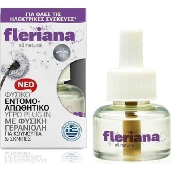 Καλοκαίρι Fleriana – Plug in 30ml Ανταλλακτικό Υγρό για Κουνούπια 100ml FLERIANA - Αντικουνουπικά