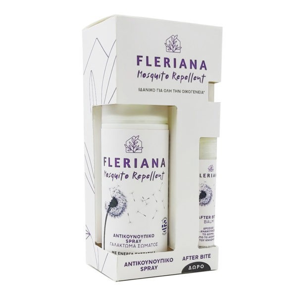Summer Fleriana – Anti mosquito Spray 100ml & Gifte After Bite 7ml FLERIANA - Αντικουνουπικά