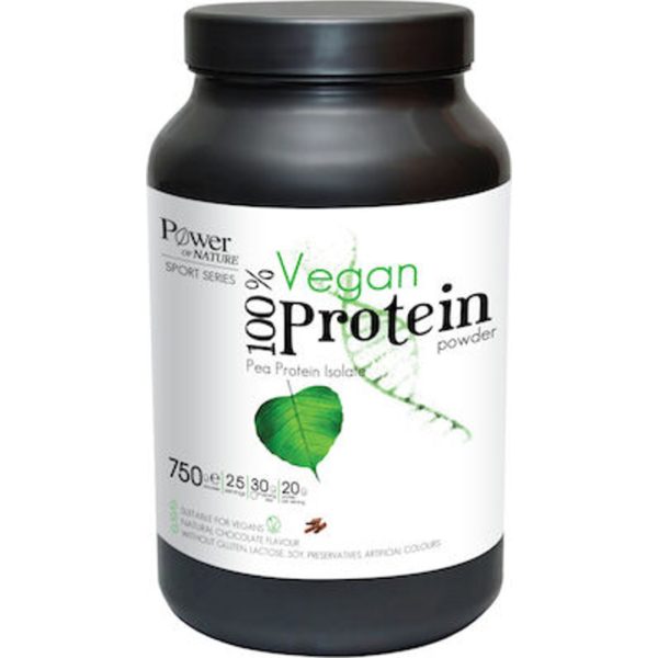Πρωτεΐνες - Υδατάνθρακες PowerHeatlh – Nature Sport Series 100% Vegan Protein 750gr Σοκολάτα