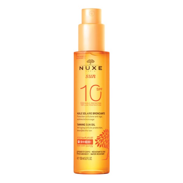 Face Sun Protetion Nuxe – Sun Tanning Oil for Face and Body SPF10 150ml Nuxe - Sun