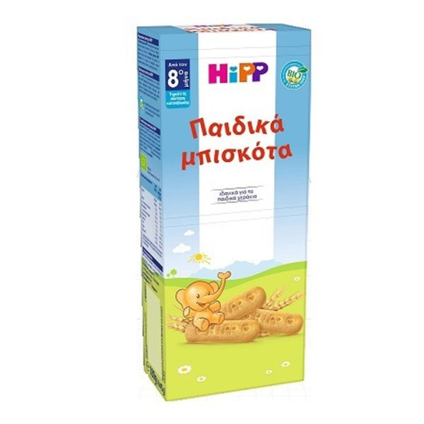 Βρεφικές Τροφές Hipp – Παιδικά Μπισκότα για 8+ μηνών 4X45gr
