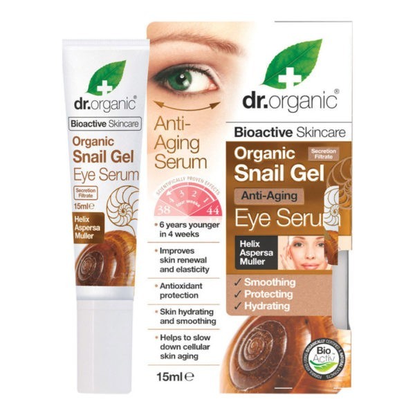 Serum Dr.Organic – Snail Gel Eye Serum 15ml