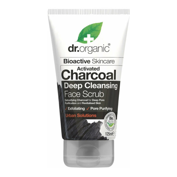 Cleansing-man Dr.Organic – Activated Charcoal Deep Cleansing Face Scrub 125ml