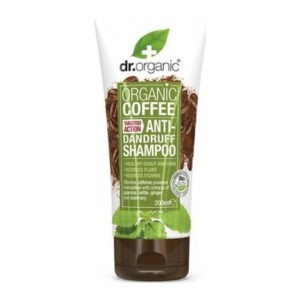 Περιποίηση Μαλλιών-Άνδρας Dr.Organic – Αντιπυτιριδικό Σαμπουάν Καφές & Έλαιο Μέντας 200ml