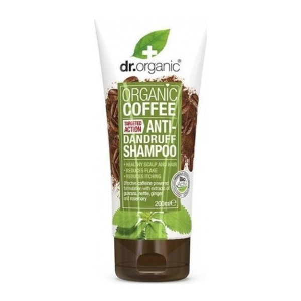 Shampoo Dr.Organic – Coffee Anti-Dandruff Shampoo 200ml