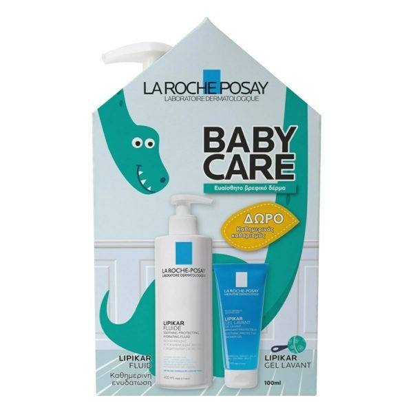 Ενυδάτωση - Baby Oil La Roche Posay – Lipikar Fluide Γαλάκτωμα 400ml & Lipikar Gel Lavant Τζελ Καθαρισμού 100ml La Roche Posay - Lipikar & Cicaplast