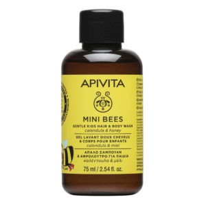 Kid Care Apivita – Mini Bees Gentle Kids Hair & Body Wash 75 ml