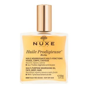 Περιποίηση Προσώπου Nuxe – Huile Prodigieuse Riche Θρεπτικό λάδι για πρόσωπο, σώμα & μαλλιά 100ml