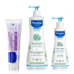 Mustela – Promo – Τζελ Καθαρισμού για Μαλλιά & Σώμα 750ml & Λοσιόν Σώματος 300ml & Κρέμα Αλλαγής Πάνας 150ml Σαμπουάν - Αφρόλουτρα Βρεφικά Mustela – Promo – Τζελ Καθαρισμού για Μαλλιά & Σώμα 750ml & Λοσιόν Σώματος 300ml & Κρέμα Αλλαγής Πάνας 150ml