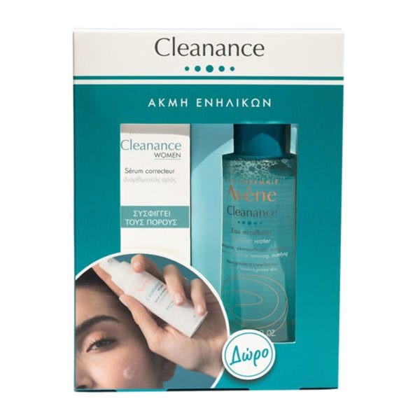 Acne - Sensitive Skin Avene – Promo Cleanance Corrector Serum 30ml & Gift Micellar Water 100ml
