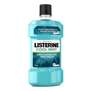 Στοματική Υγιεινή-ph Listerine – Cool Mint Στοματικό Διάλυμα κατά της Πλάκας και της Κακοσμίας 500ml