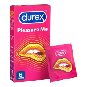 Condoms Durex – Pleasure Ribbed & Dotted Condoms 6pcs