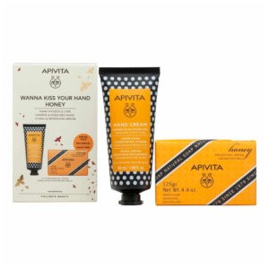 Sets & Special Offers Apivita – Wanna Kiss Your Hand and Cream Hyaluronic & Honey 50ml & Natural Soap Honey 125g