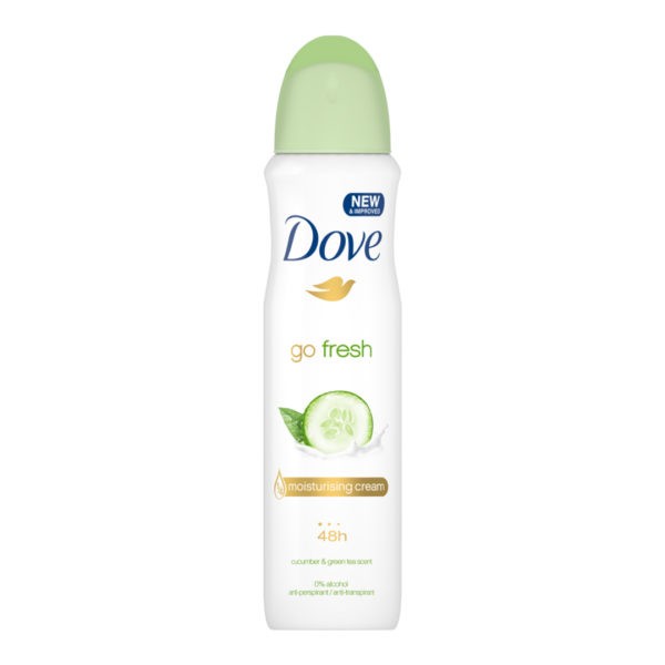 Γυναίκα Dove – Go Fresh Αποσμητικό Spray Αγγούρι & Πράσινο Τσάι 150ml