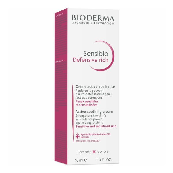 Face Care Bioderma – Sensibio Defensive Rich Active Smoothing Cream 40ml
