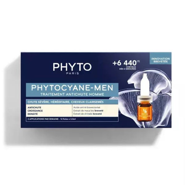 Hair Care Phyto – Phytocyane Anti Hair Loss Treatment For Men 12×3.5ml
