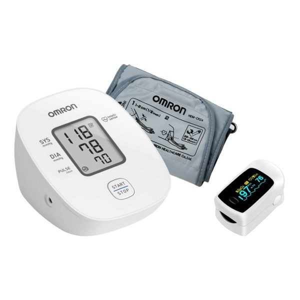 Sphygmomanometers-ph Omron – M2 Basic HEM-7121J-E Automatic Blood Pressure Monitor & Fingertip Pulse Oximeter M70B Omron - Black Friday