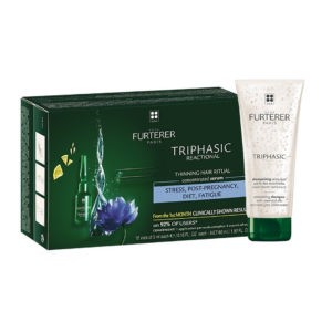 Hair Care Rene Furterer – Triphasic Reactional Anti-hair Loss Treatment 8×5.5ml & Triphasic Stimulating Shampoo 100ml