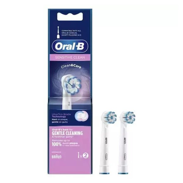 Health Oral-B – Sensi Ultra Thin Replacement Toothbrush Heads 2pcs