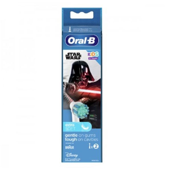 Toothbrushes-ph Oral-B – Kids 3+ Star Wars Extra Soft Toothbrush Replacement Heads 2pcs