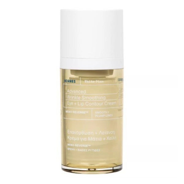 Face Care Korres – White Pine Advanced Wrinkle Smoothing Eye + Lip Contour Cream 15ml