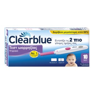 Διαγνωστικά-ph Clearblue – Τεστ Εγκυμοσύνης Γρήγορη Ανίχνευση Αποτελέσματα μετά από 1 λεπτό 1τμχ