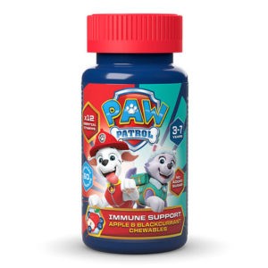 Kids Multivitamins Health Fuel – Paw Patrol Immune Support Apple – Blackcurrant 3-7 years 60 Chewables