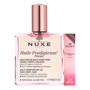 Nuxe – Huile Prodigieuse Florale Multi-Purpose Dry Oil Ξηρό Λάδι Ενυδάτωσης 100ml & Florale Perfume 1.2ml Περιποίηση Σώματος Nuxe – Huile Prodigieuse Florale Multi-Purpose Dry Oil Ξηρό Λάδι Ενυδάτωσης 100ml & Florale Perfume 1.2ml