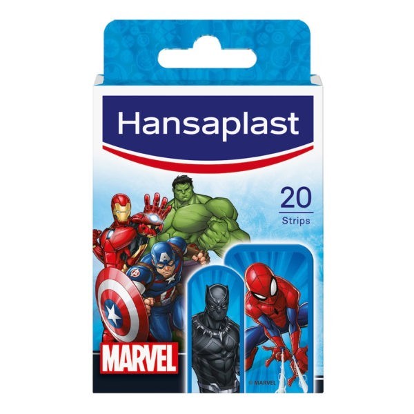 ΕΠΙΔΕΣΜΙΚΟ ΥΛΙΚΟ Hansaplast – Παιδικά Αυτοκόλλητα Επιθέματα Marvel Avengers 20τμχ