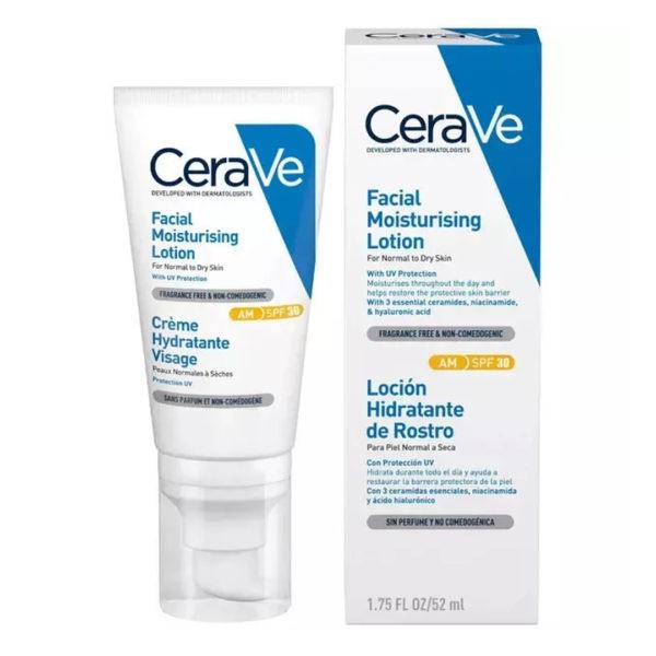 Face Care CeraVe – Facial Moisturising Lotion SPF30 for Normal/Dry Skin 52ml Vichy - La Roche Posay - Cerave