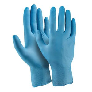 ΑΝΑΛΩΣΙΜΑ ΑΙΣΘΗΤΙΚΗΣ Meditrast – Γάντια Νιτριλίου Μπλε Χωρίς Πούδρα 100τμχ