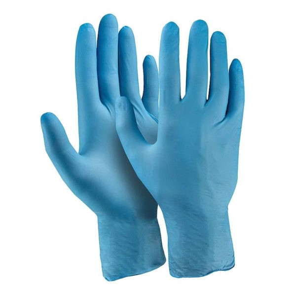> STOP COVID-19 < Meditrast – Nitrile Gloves Blue Powder Free 100pcs